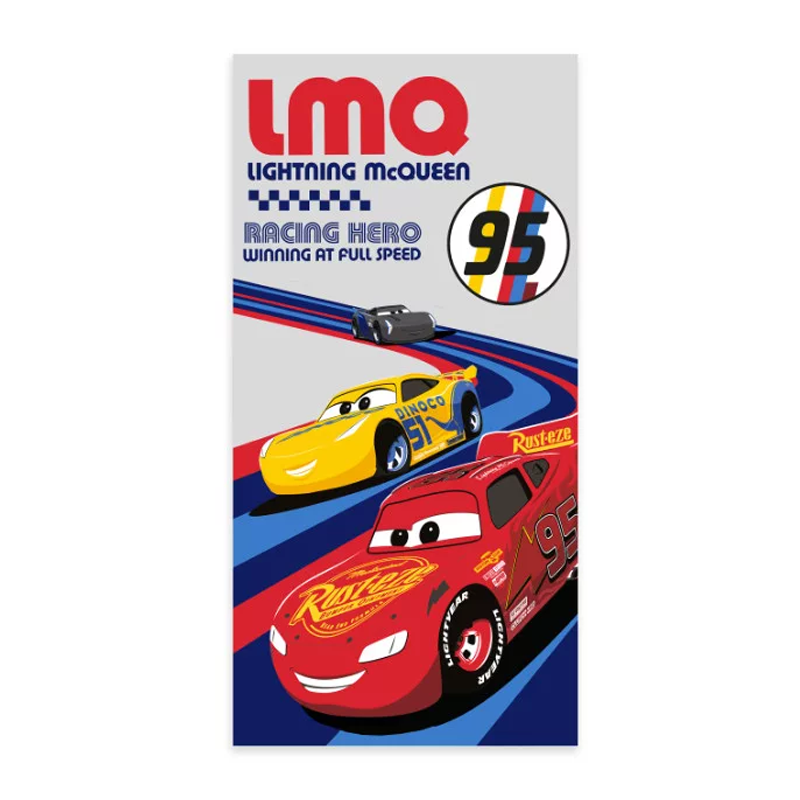 Плажна кърпа Маккуин Дисни колите - детски хавлии и аксесоари за плаж Disney Cars