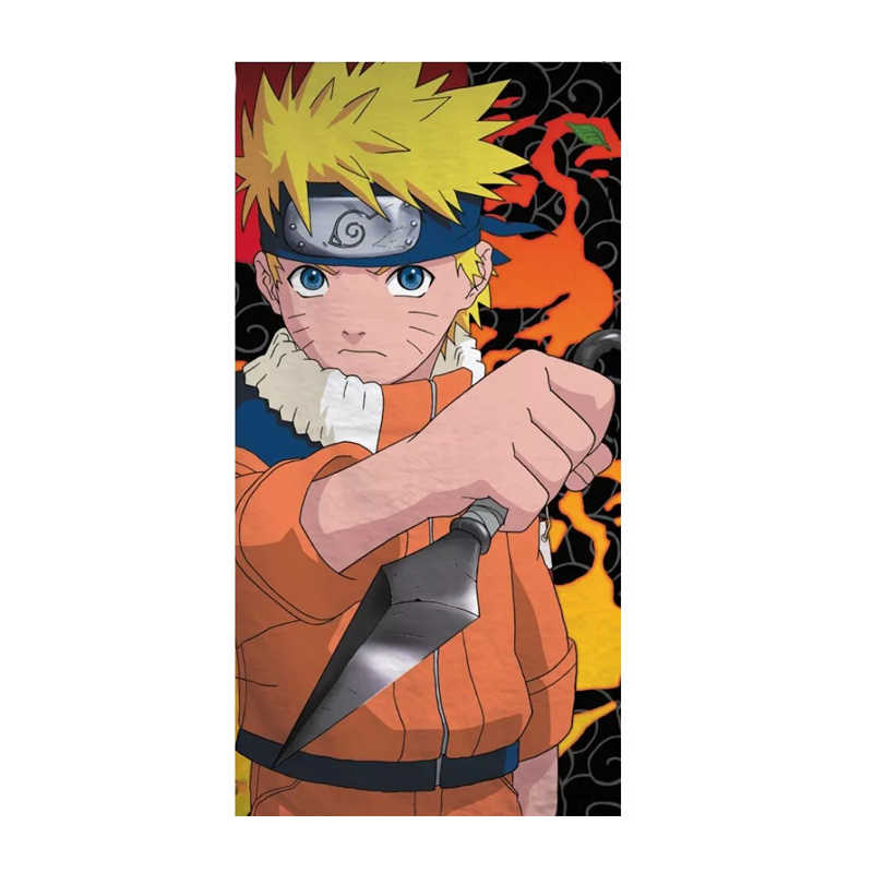 Плажна кърпа хавлия Наруто - Детски хавлии и аксесоари за плаж Naruto