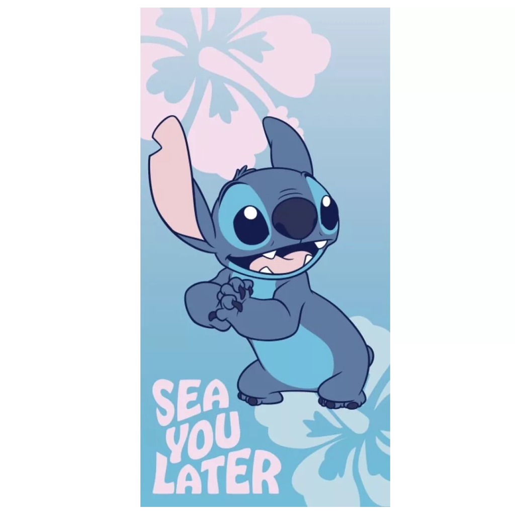 Плажна кърпа хавлия Лило и Стич - Детски аксесоари за лято и плаж