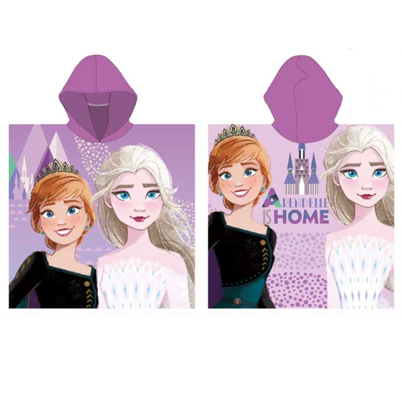 Детско плажно пончо Замръзналото Крластво - Кърпи хавлии и аксесоари за плаж