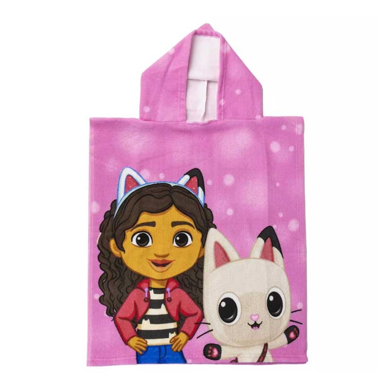 Детско плажно пончо Къщата за кукли на Габи