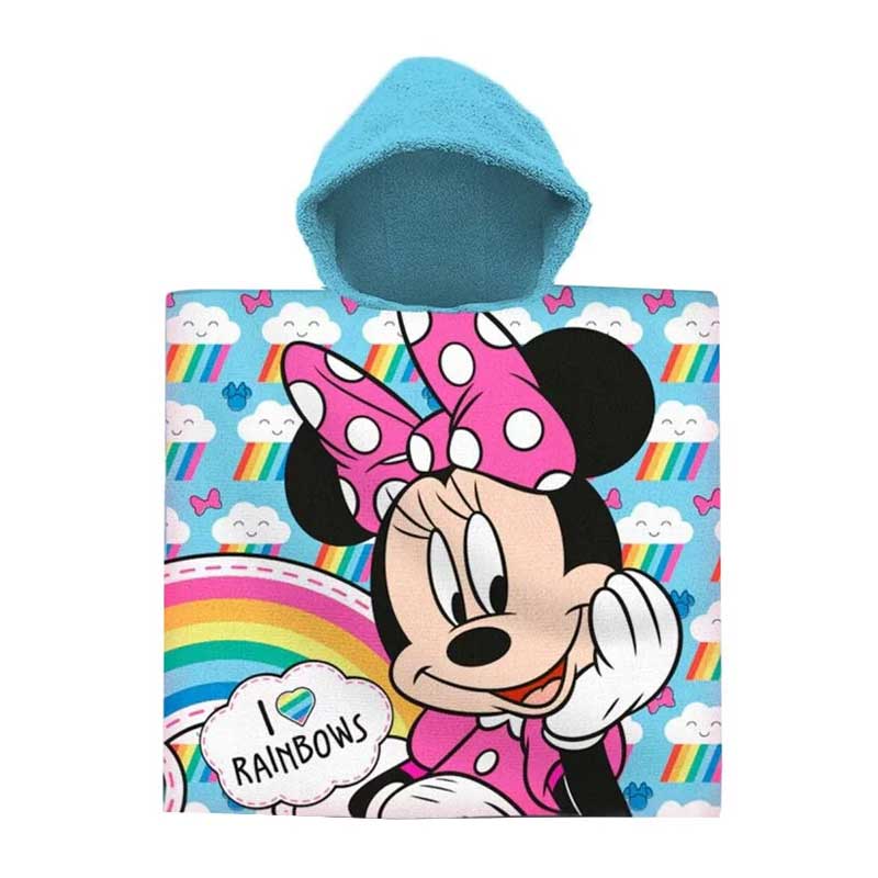 Детско плажно пончо Мини Маус - Кърпи хавлии и аксесоари за плаж Minnie Mouse Disney