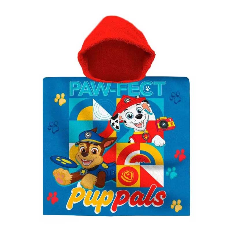 Детско плажно пончо Пес патрул - Кърпи хавлии и аксесоари за плаж Paw patrol