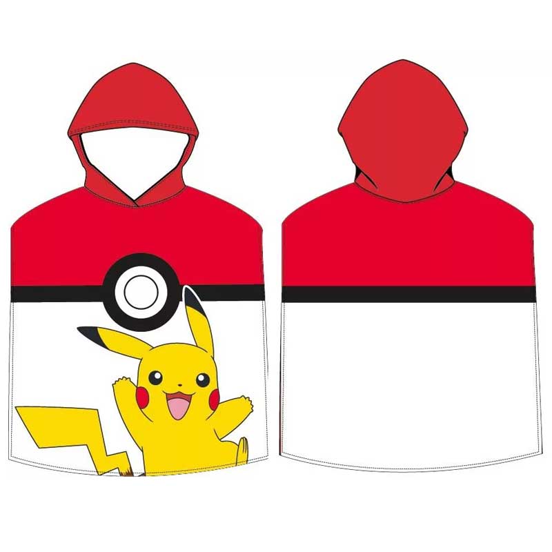 Детско плажно пончо Покемон Pokemon - Кърпи хавлии и аксесоари за плаж