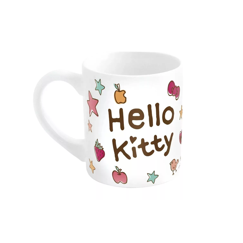 Детски аксесоари за хранене - Порцеланова чаша в подаръчна кутия Хелоу Кити