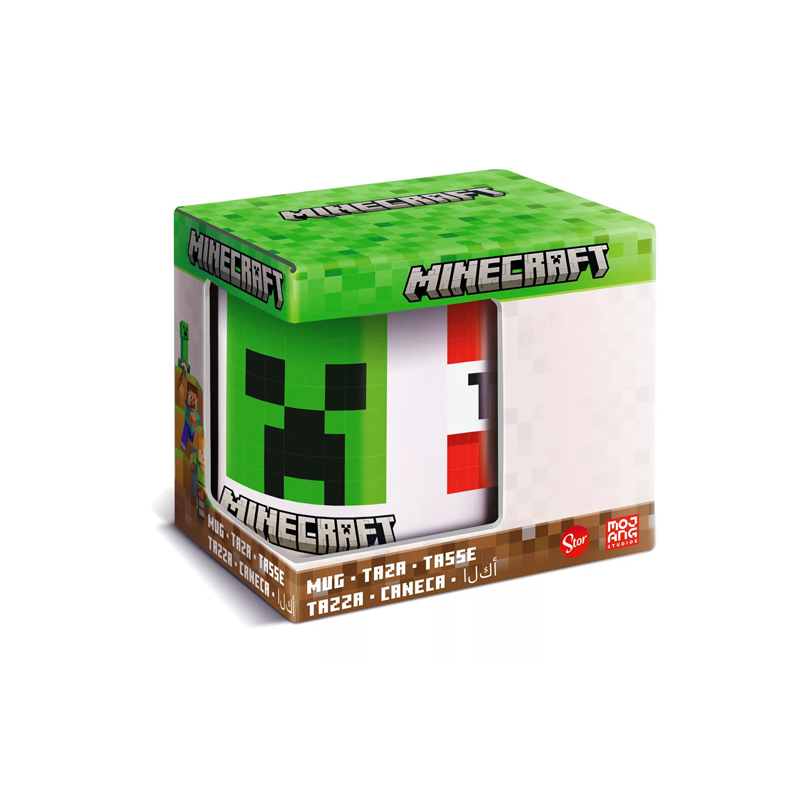 Porcelanova chasha Minecraft - detski aksesoari
