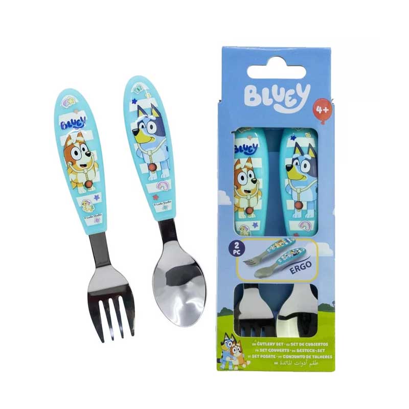 Комплект Виличка и Лъжичка Блуи Bluey