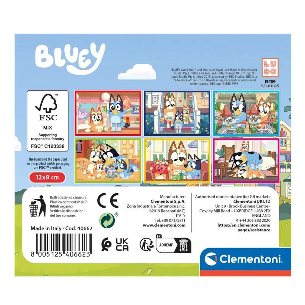 Kubcheta puzzle Bluey - Detski nastolni igri i puzeli