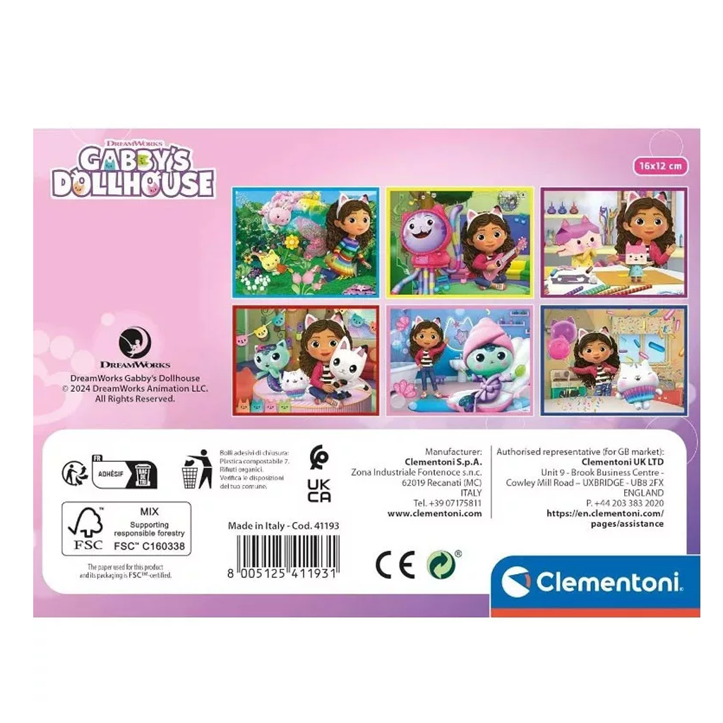 Kubcheta puzzle Gabbys Dollhouse - Detski nastolni igri i puzeli