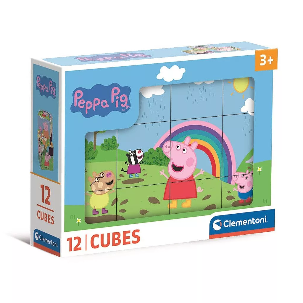 Кубчета Пъзел Прасенцето Пепа Peppa Pig - Детски настолни игри и пъзели