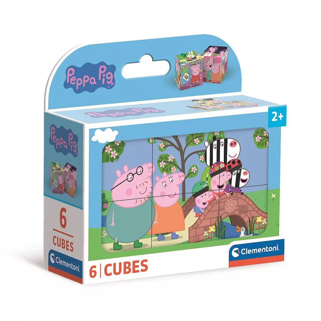 Кубчета Пъзел Прасенцето Пепа Peppa Pig - Детски настолни игри и пъзели