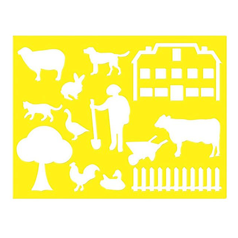 Шаблон Животни Ферма - Арт и крафт материали и ученически пособия