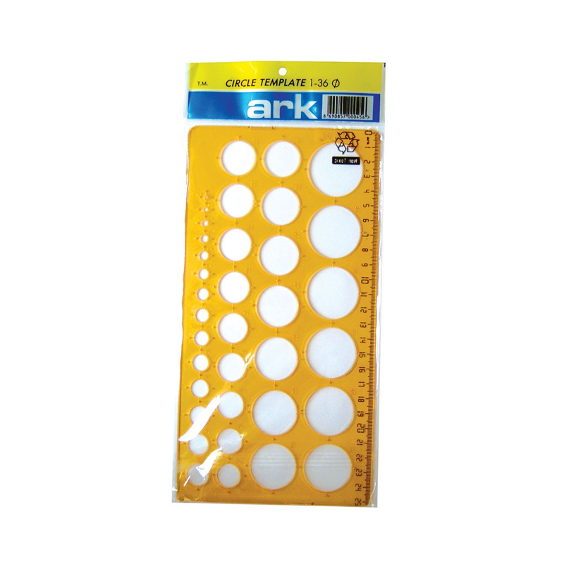 Шаблон за окръжности - Ученически пособия и канцеларски материали