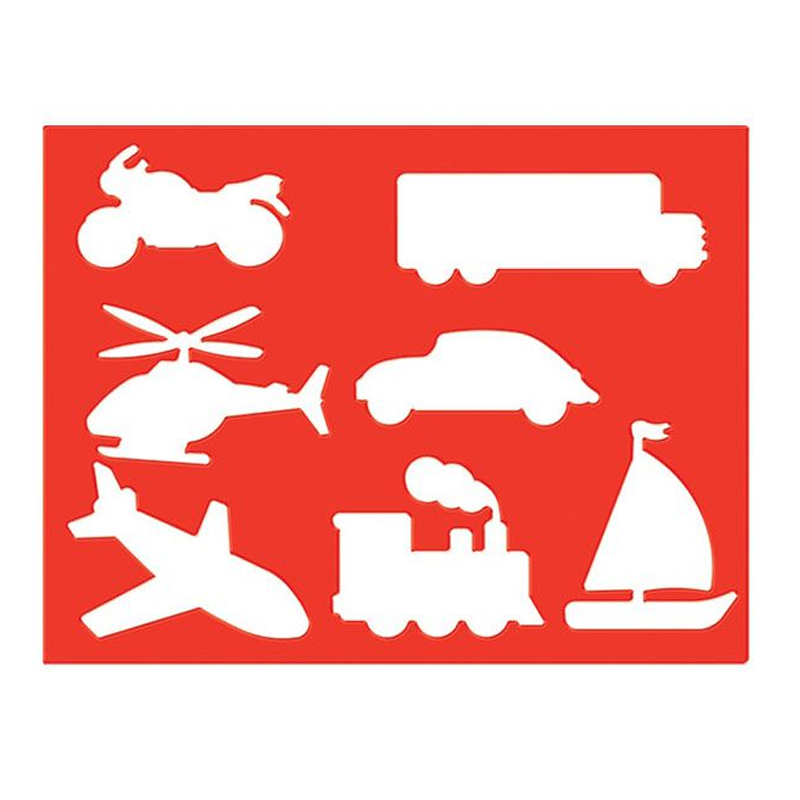 Шаблон превозни средства - Арт и крафт материали и ученически пособия