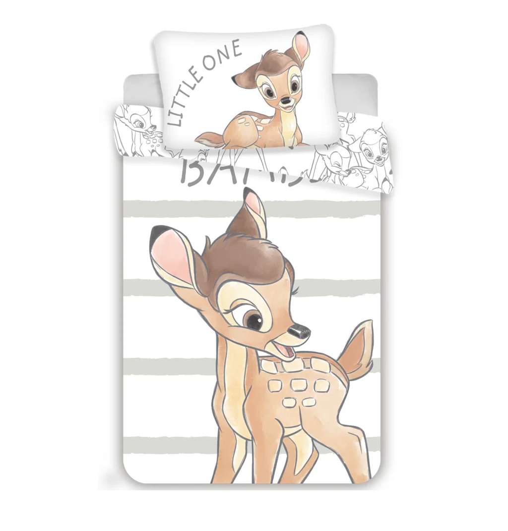 Детски спален комплект Бамби - Детско спално бельо за детско легло и бебе кошара bambi