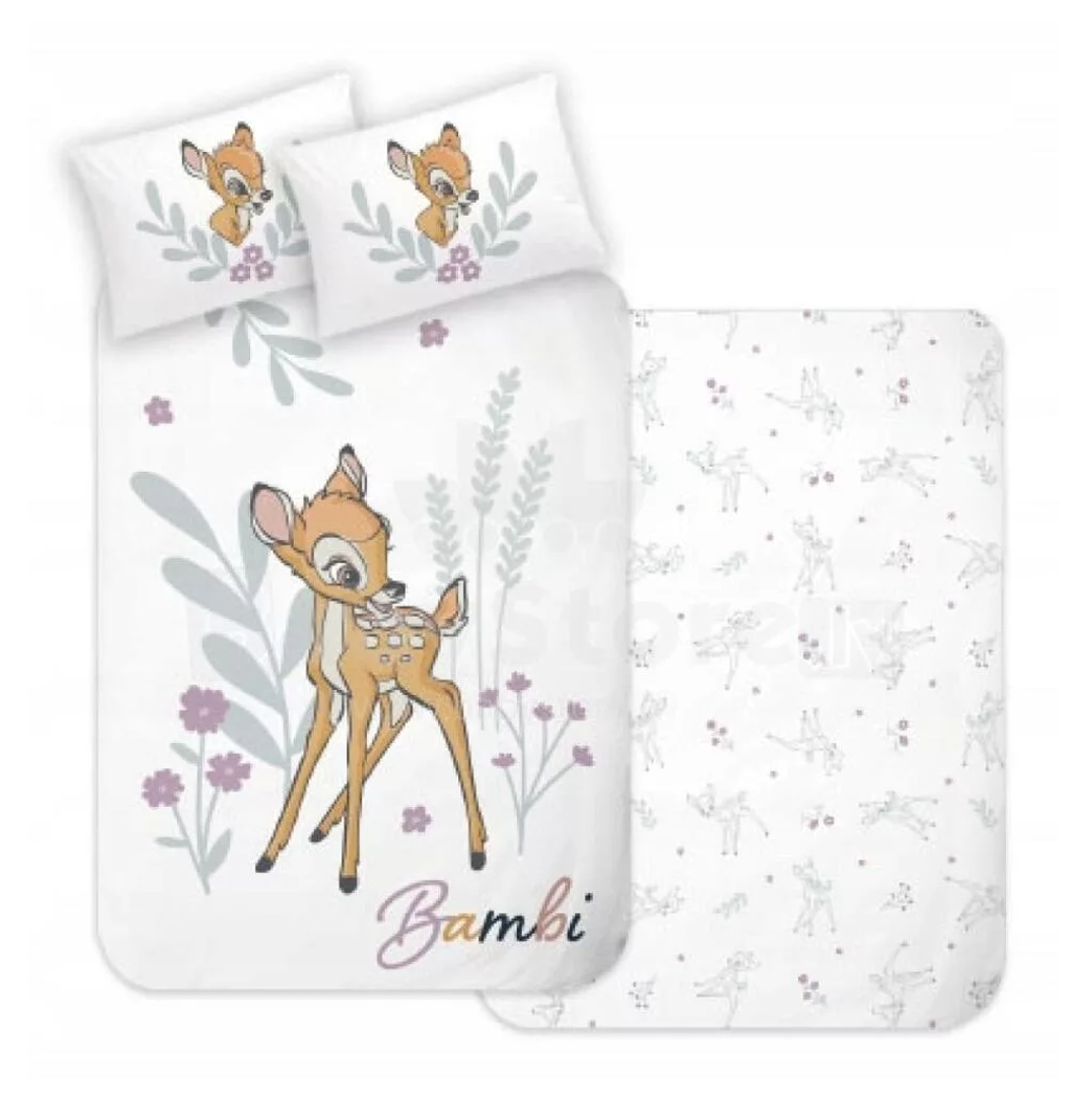Детски спален комплект Бамби - Детско спално бельо за детско легло и бебе кошара bambi