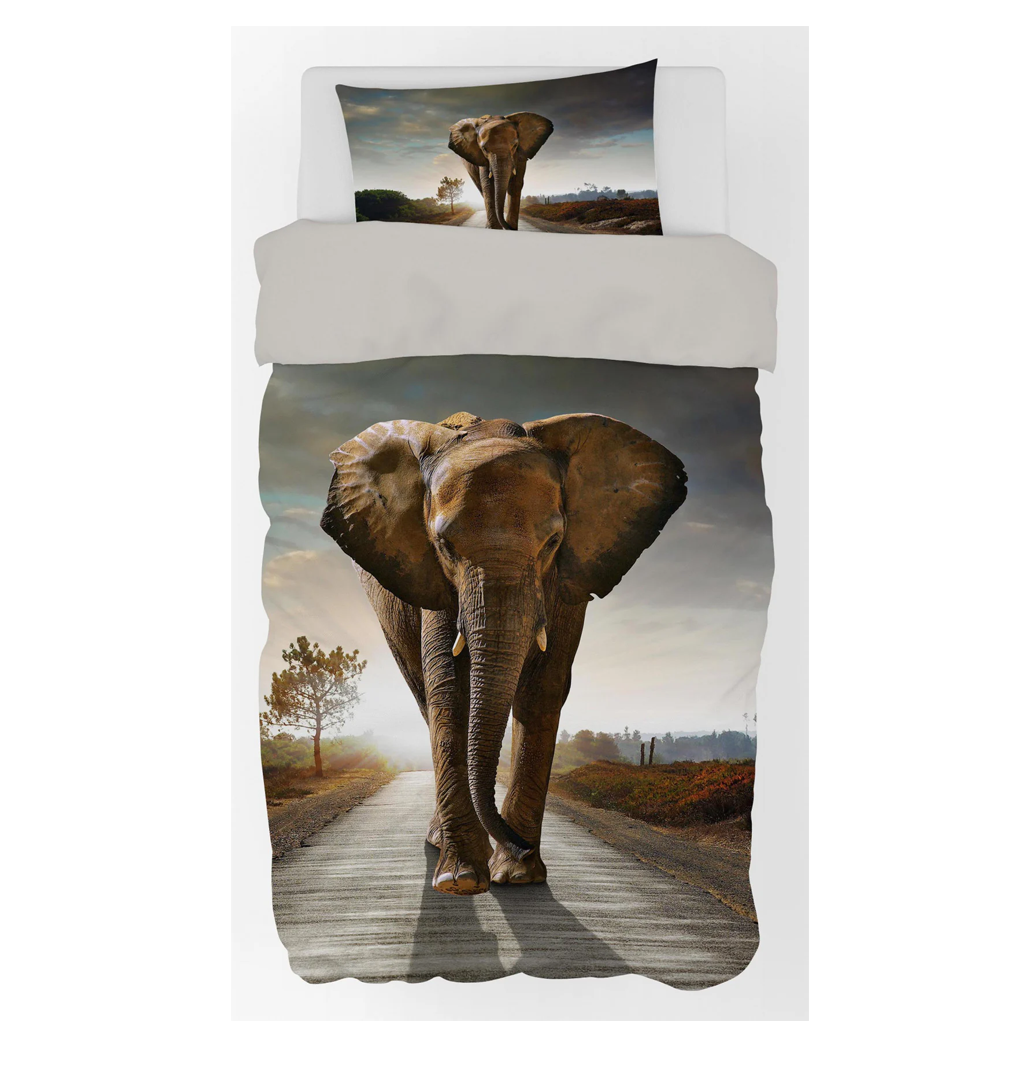 Спален комплект Слон National Geographic - Спално бельо и аксесоари за детска стая