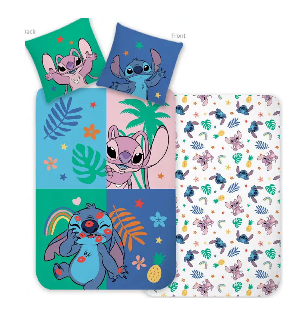 Спален комплект Лило и Стич Дисни - Спално бельо и аксесоари за детска стая Disney Lilo i Stitch