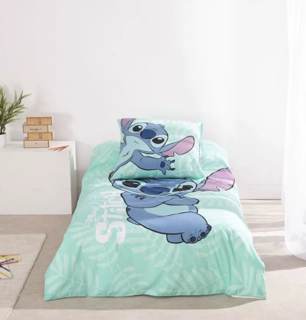 Spalen komplekt Disney Lilo i Stitch - Spalno belio i aksesoari za detska staq