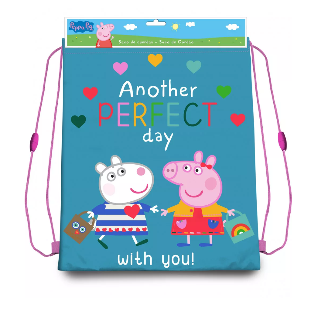 Спортна чанта мешка Peppa Pig Прасенцето Пепа - детски аксесоари
