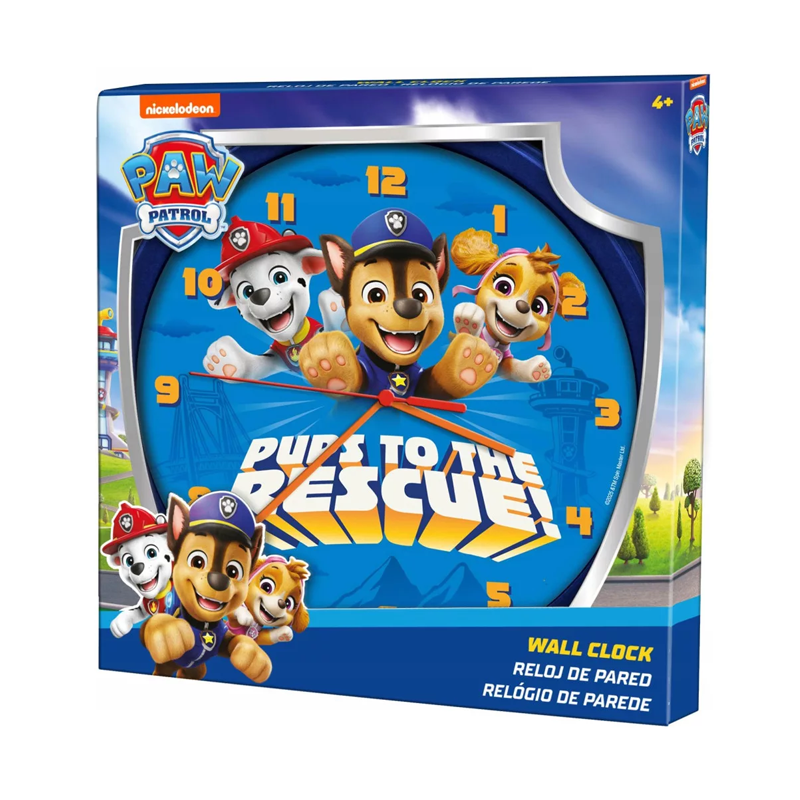 Chasovnik za stena Paw Patrol - Aksesoari i dekoraciq za detska staq