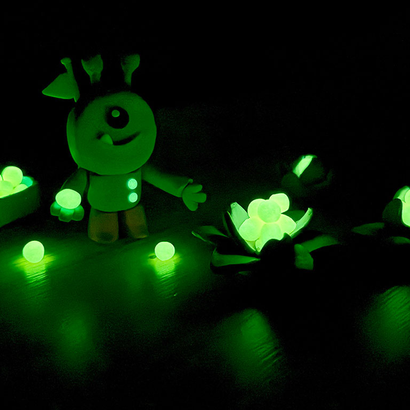 Светещ в тъмното пластилин - Аксесоари инструменти и формички за пластилин