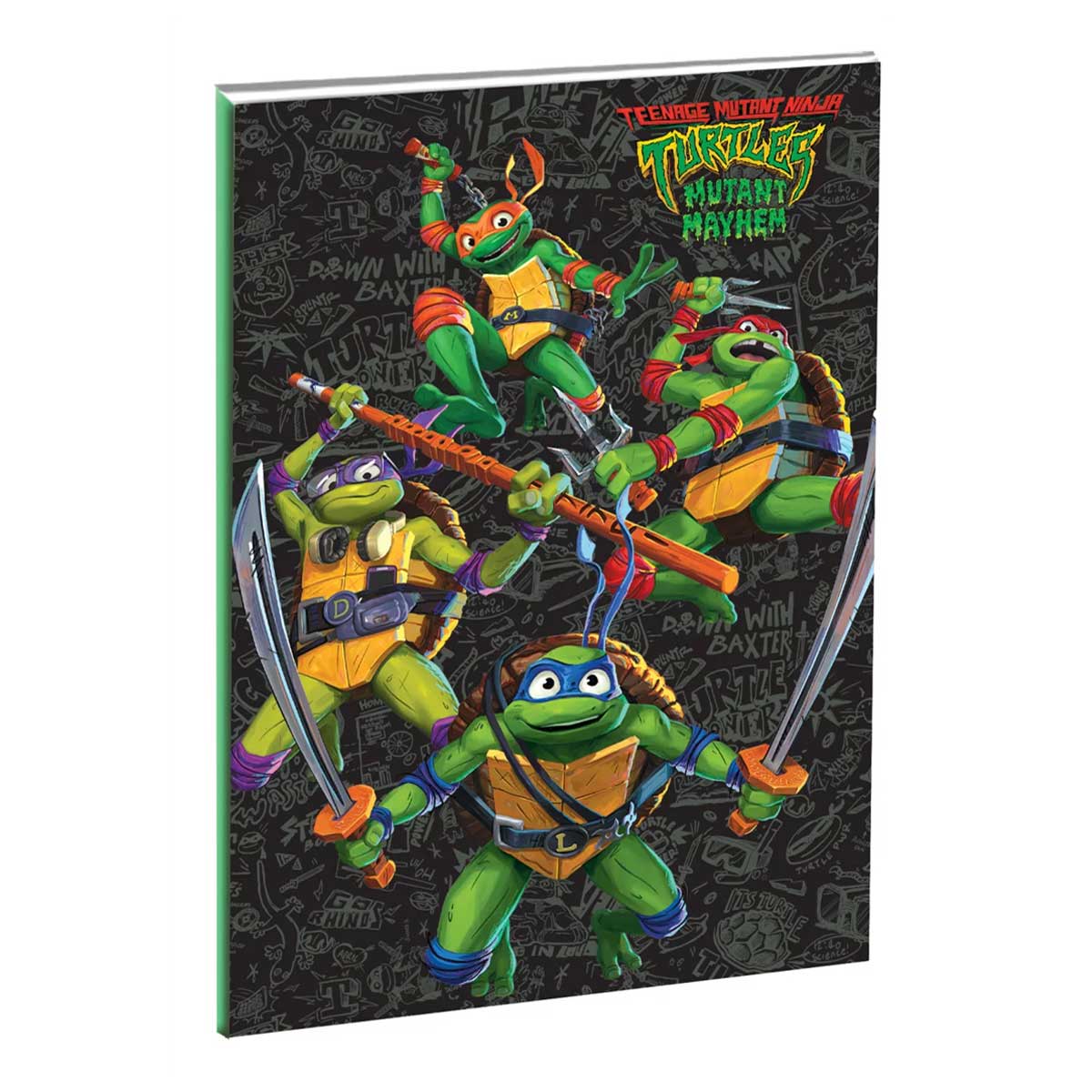 Тетрадка Костенурките нинджа - Ученически пособия и консумативи