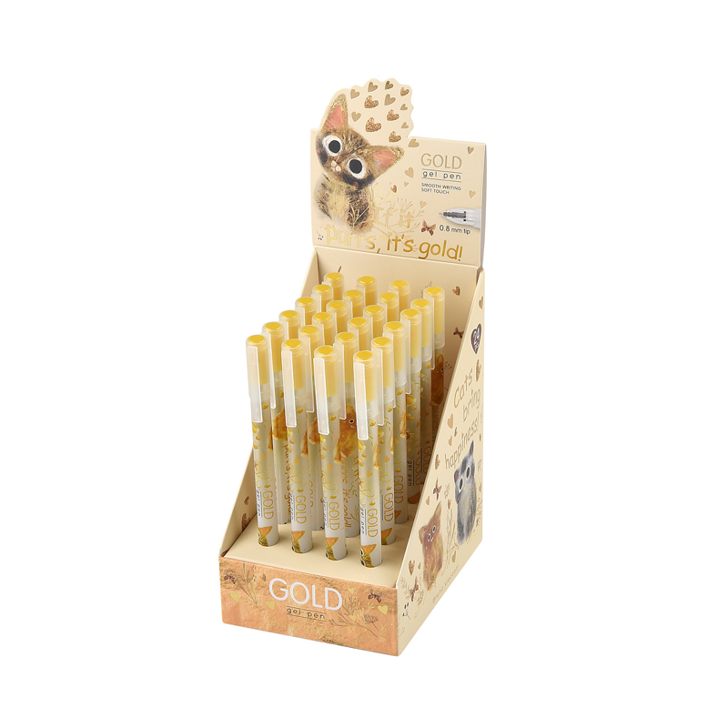 Zlaten gold gel himikal - Uchenicheski posobiq i kancelarski materiali