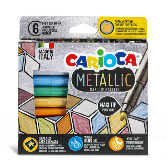 Маркеври Металик Carioca - Ученически пособия и арт материали