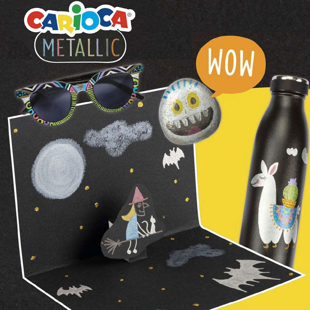 Temperni boi Carioca Metallic - Uchenicheski posobiq i art materiali