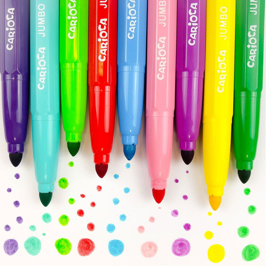 Cvetni markeri Carioca - Uchenicheski posobiq i art materiali