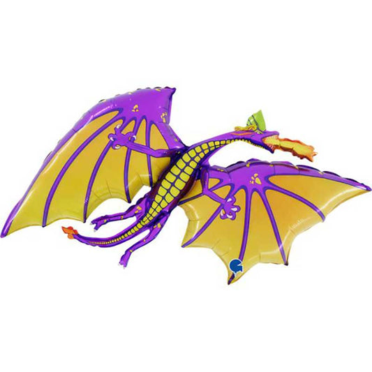 foliev balon drakon lilav