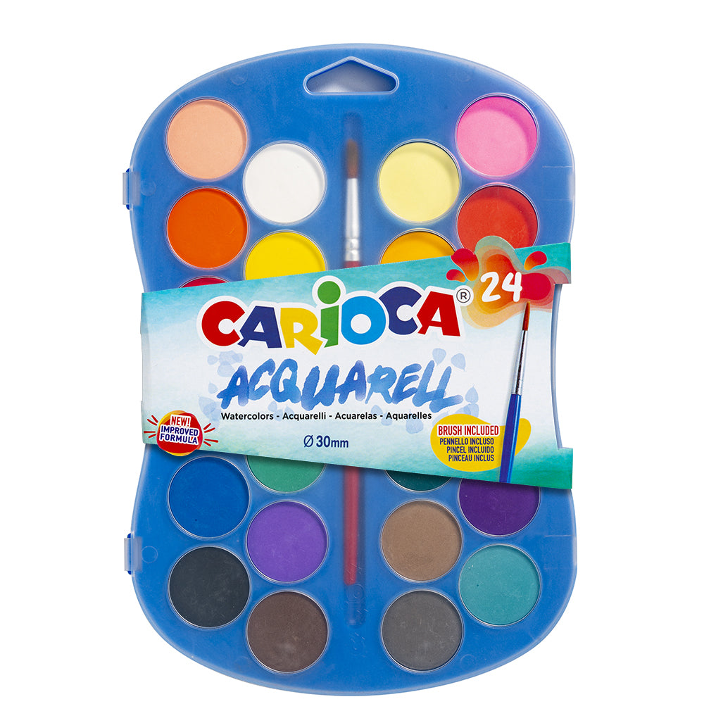 Акварелни бои Carioca - Ученически пособия и арт материали