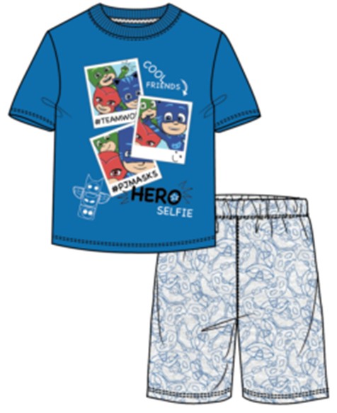 PJ Masks детски short pajamas 110/116 см
