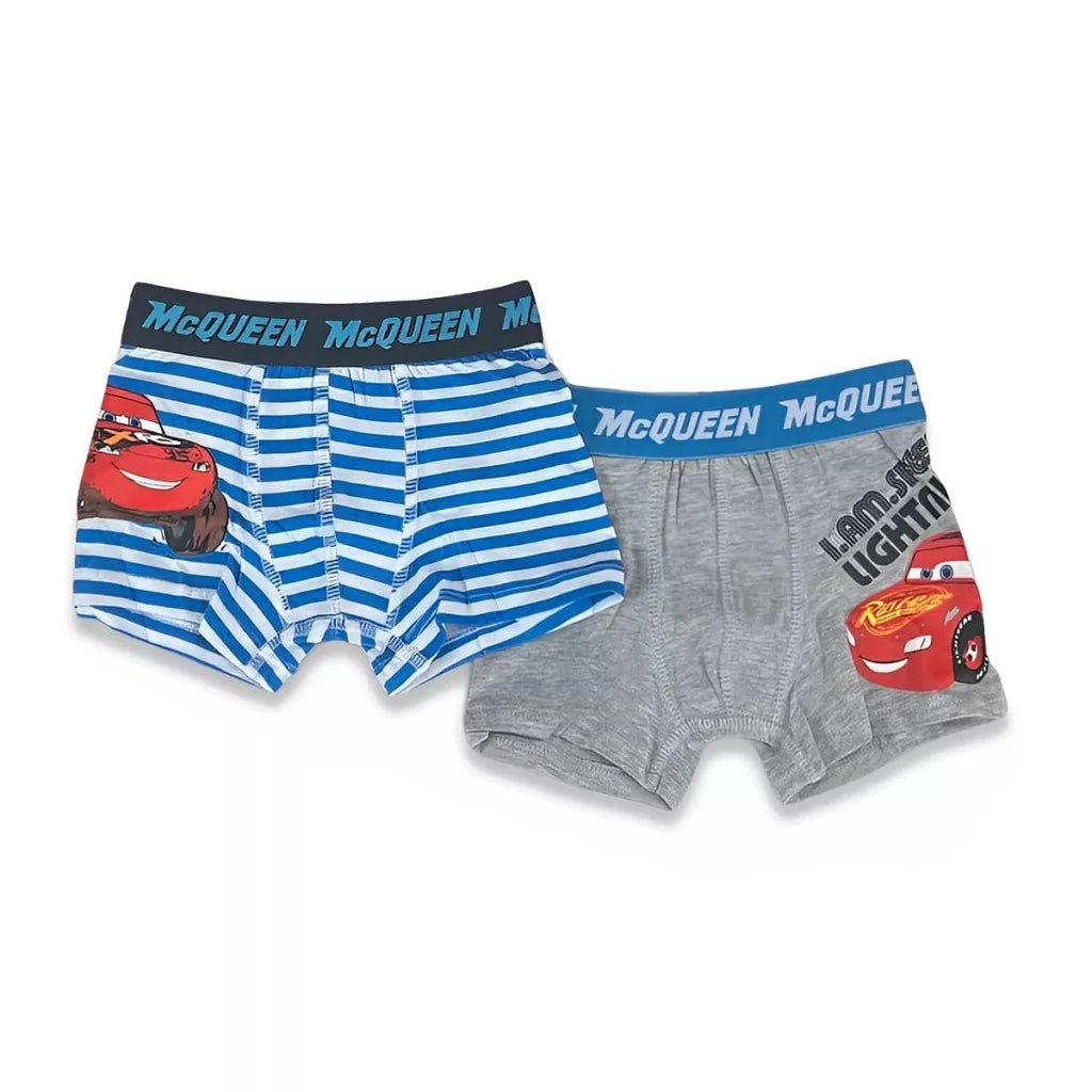 Детско Бельо - Комплект Боксерки за момче на Маккуин Светкавицата от Дисни Колите