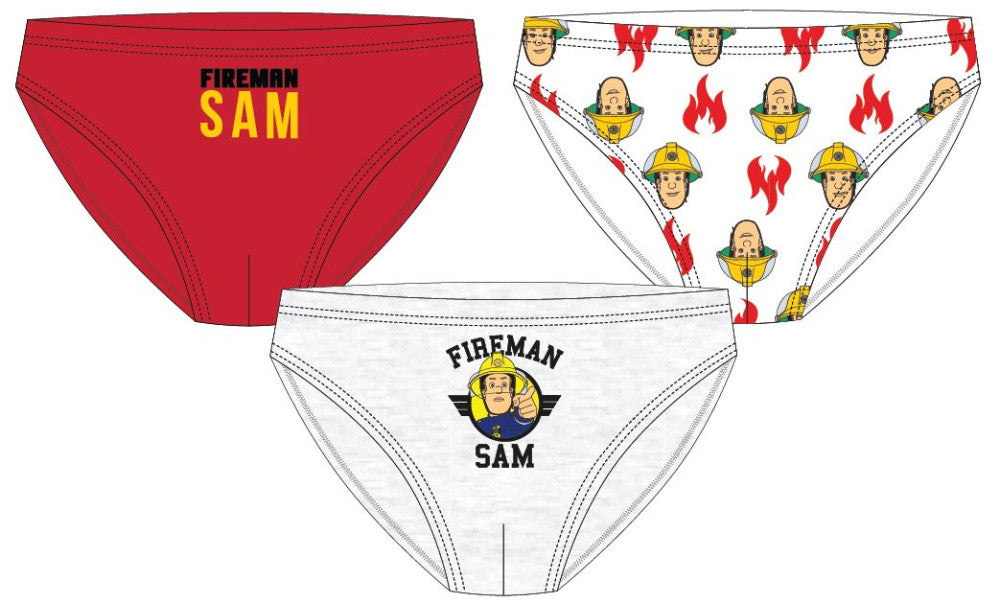 Пожарникарят Сам Flame детски  Бельо, briefs 3 части/пакет 98/104 см