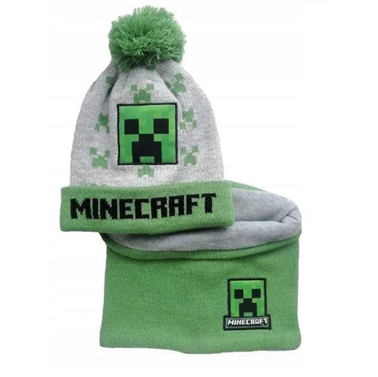 Майнкрафт детско hat + snood комплект 54 см