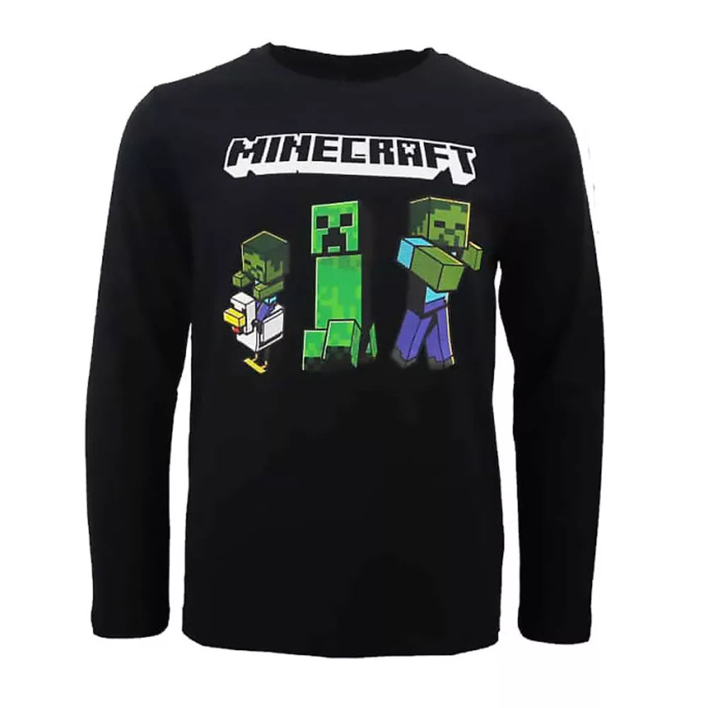detska bluza s dalag rakav minecraft