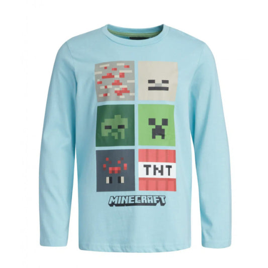 Майнкрафт Blockbuster детски long-sleeve top, 8 години