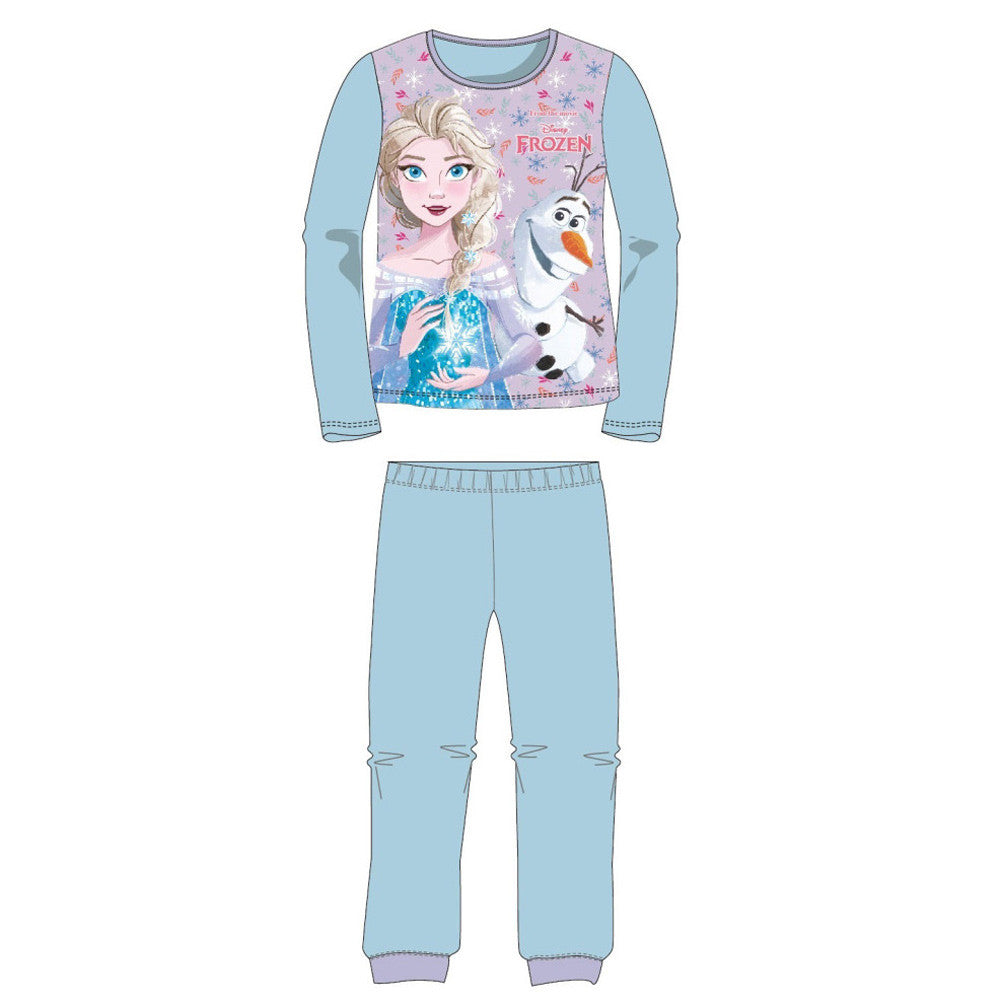 Дисни Замръзналото Кралство Elsa and Olaf детски long pajamas 6 години