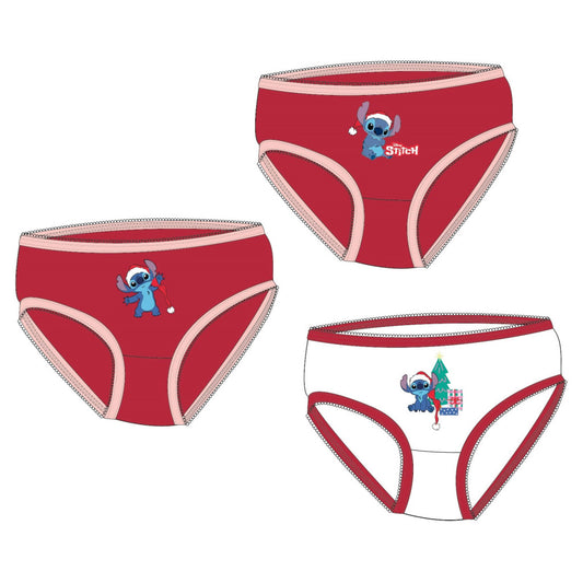 Дисни Лило и Стич Коледа детски  Бельо, panties 3 части/комплект 6/8 години