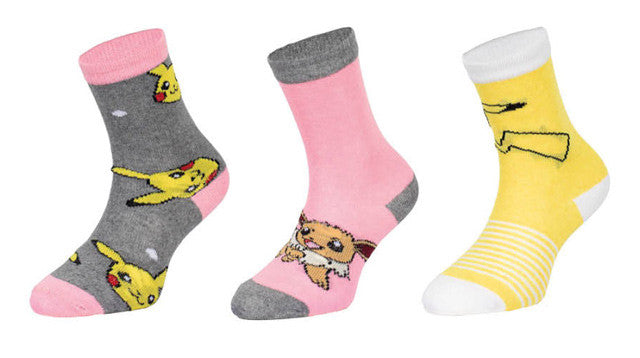 Покемон Pika-Eevee детско Чорапи, 23/26