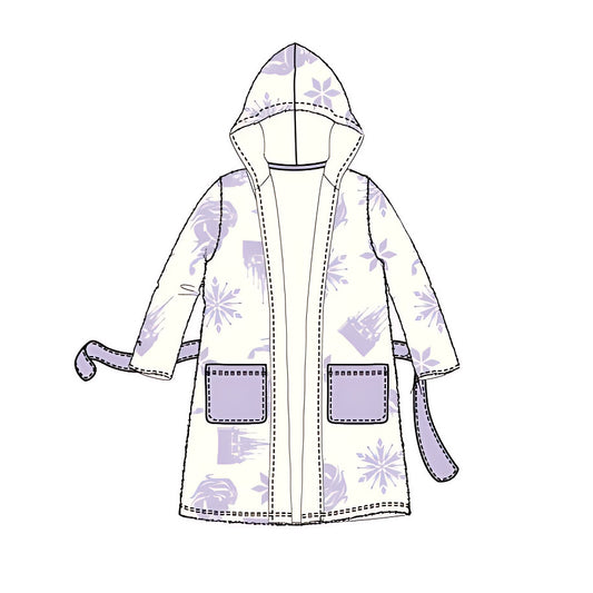 Дисни Замръзналото Кралство Ice детски robe 6 години