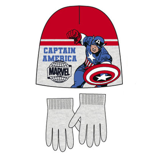 Отмъстителите Captain America детски hat + gОбичам те комплект 54 см