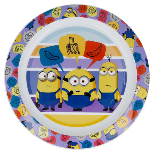 Миниони  micro dinner plate
