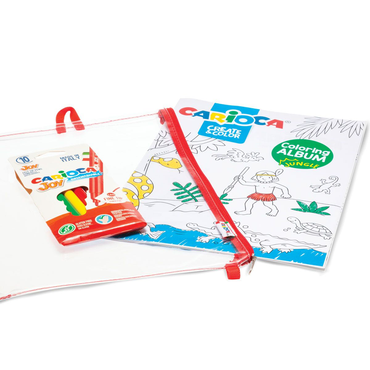 Komplekt za ocvetqvane i flumasteri Carioca