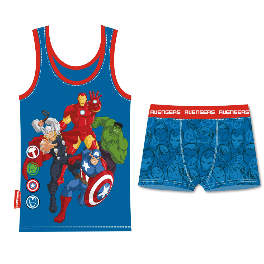 Отмъстителите tank top + boxer комплект, short pajamas for 4-9 години