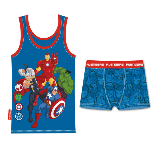 Отмъстителите tank top + boxer комплект, short pajamas for 4-9 години