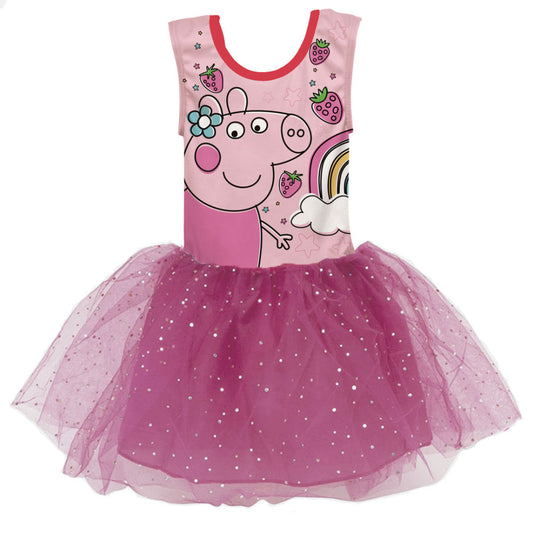 Пепа Пиг Strawberry Children's Tulle рокля за балет 2-6 години