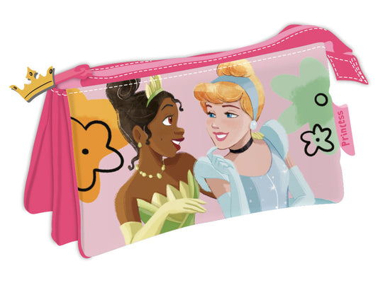 Дисни Принцеса 3-compartМъжеt pencil case 21 см